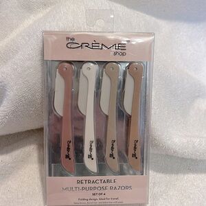Crème Shop retractable multi purpose razors NIB